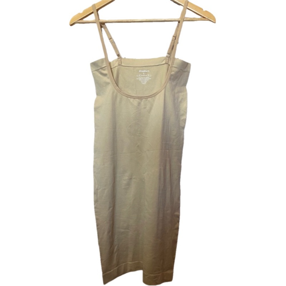 NWOT Dressbarn Shape Wear Slip Nude Dress w/ Adjustable Straps - Size L
